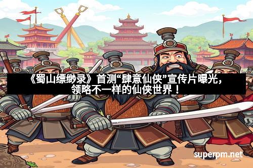 《蜀山缥缈录》首测“肆意仙侠”宣传片曝光，领略不一样的仙侠世界！